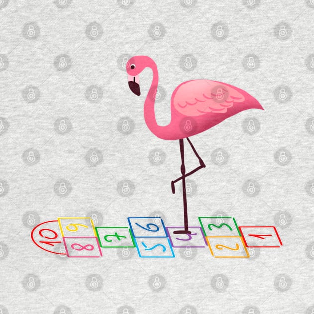 Funny flamingo by  Memosh Everything 